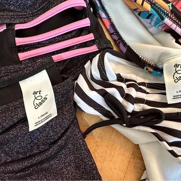 Art Class (Lot of 2) Girls 10/12 Two Piece Bikinis Multi color EUC‎ - Picture 2 of 3